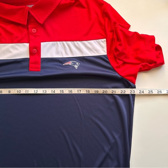Cutter And Buck Mens Cbuk Polo New England Patriots Size XL - Picture 7 of 8